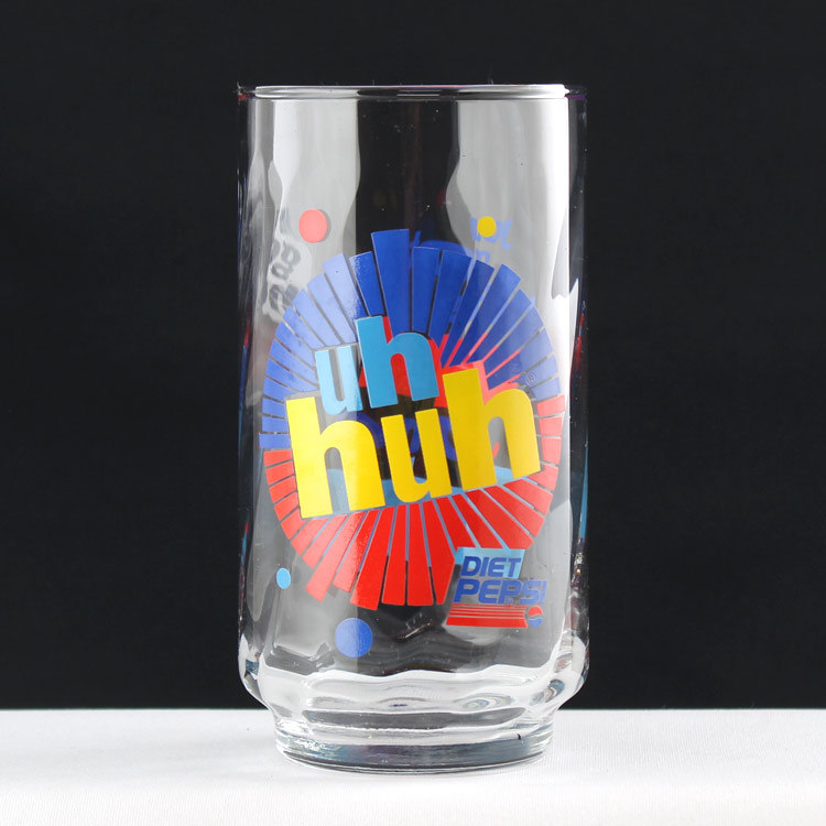 ヴィンテージグラス Diet PEPSI uh huh ダイエットペプシ 80年代 12oz グラス アメリカ