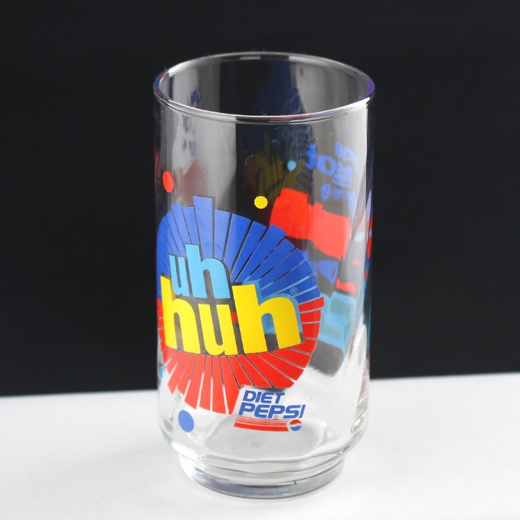 ヴィンテージグラス Diet PEPSI uh huh ダイエットペプシ 80年代 12oz グラス アメリカ