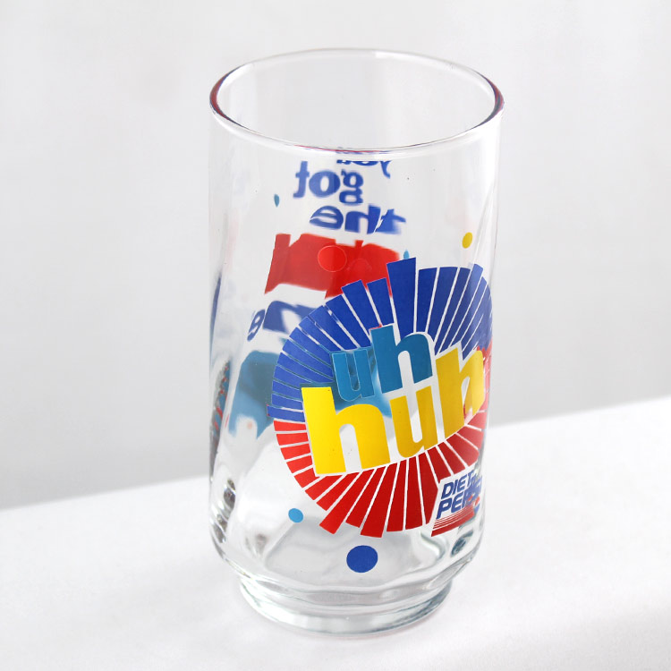 ヴィンテージグラス Diet PEPSI uh huh ダイエットペプシ 80年代 12oz グラス アメリカ