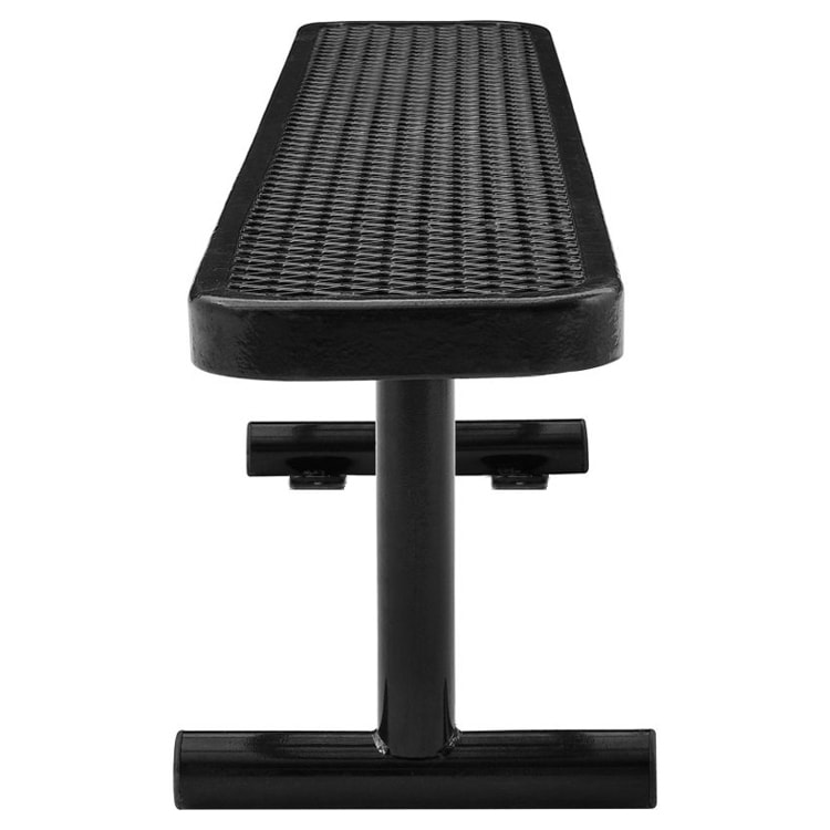 USパークベンチ ロング ブラック 高さ47×幅185×奥行き30cm スチール製 公園ベンチ イス チェア エクステリア インテリア アメリカン雑貨インテリアのアクセントになるステンレス製ロングベンチ。