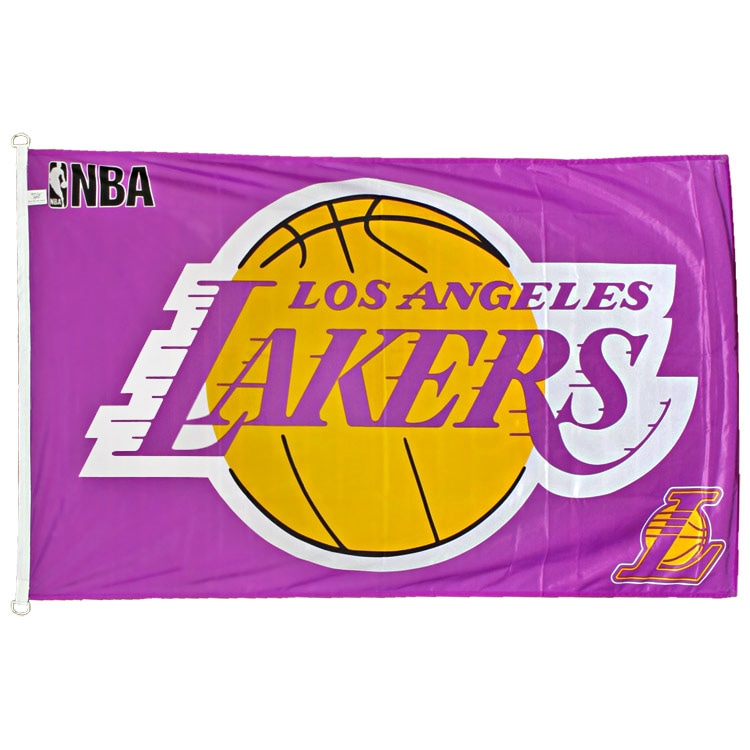 NBA ロサンゼルス・レイカーズ デラックス フラッグ 90×150cm