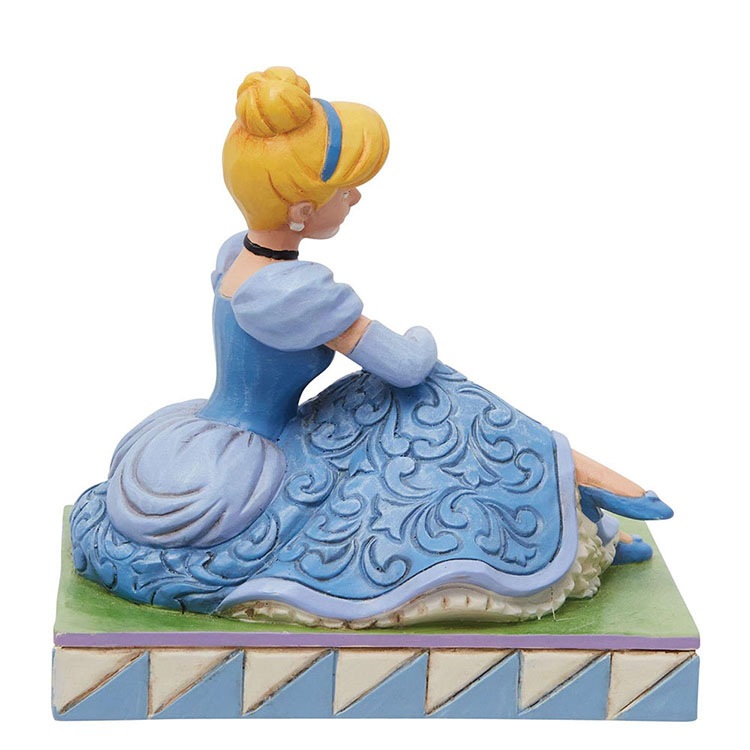 フィギュア ディズニー シンデレラ シッティングポーズ 約8.5cm enesco Disney Traditions シンデレラ レジン製 人形 置物【メーカー直送】【同梱不可】【あす楽不可】【代引き不可】