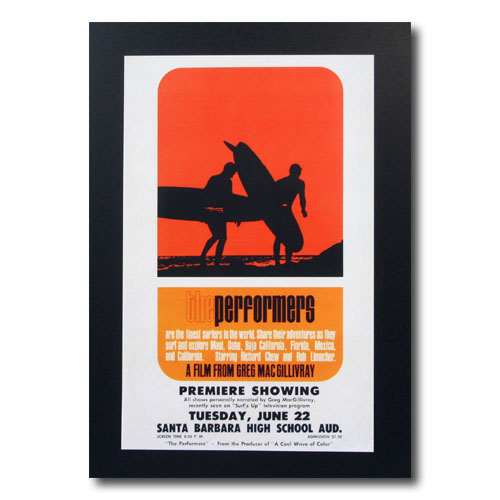 サーフムービーポスター L-43 「the performers」 サイズ：31×20cm アメリカ雑貨 アメリカン雑貨