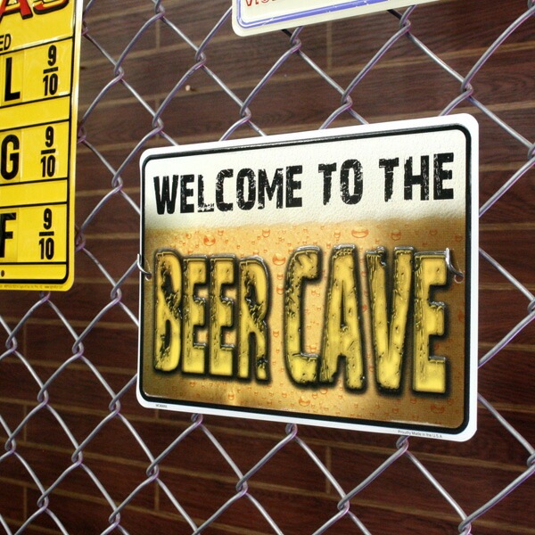 ティンサインプレート BEER CAVE ビアケイブ #MC80055 看板 インテリア 店舗装飾 アメリカ雑貨 アメリカン雑貨