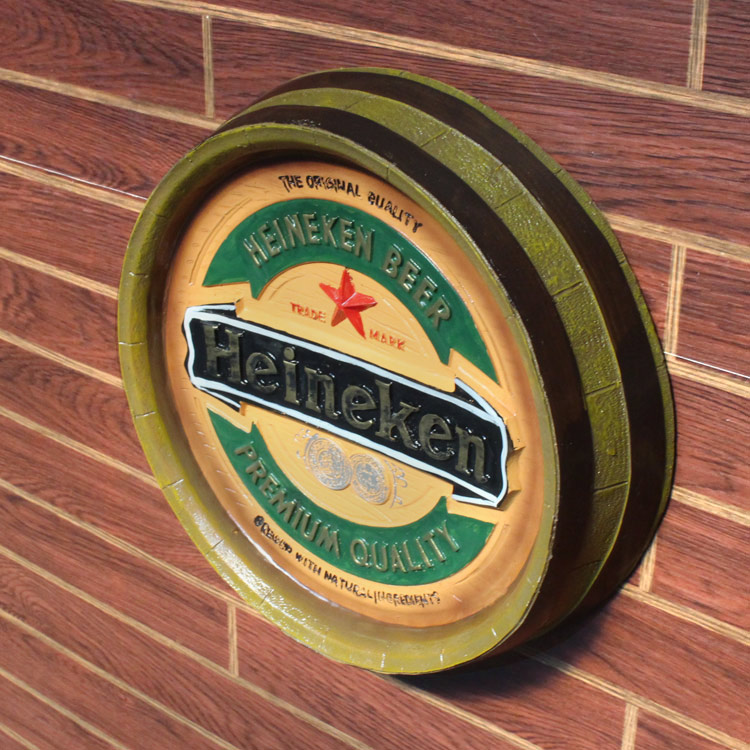 特大‼️希少✨ビンテージ インテリア　樽型 看板 壁掛 送料込　直接受渡OK❗️ 特大‼️希少✨ビンテージ インテリア樽型 看板 壁掛 送料込直接受渡OK❗️