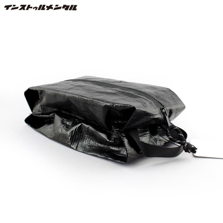 トラベルポーチ Sサイズ ブラック 大きめ おしゃれ パッキング アウトドア 旅行 インストゥルメンタル TRAVEL POUCH
