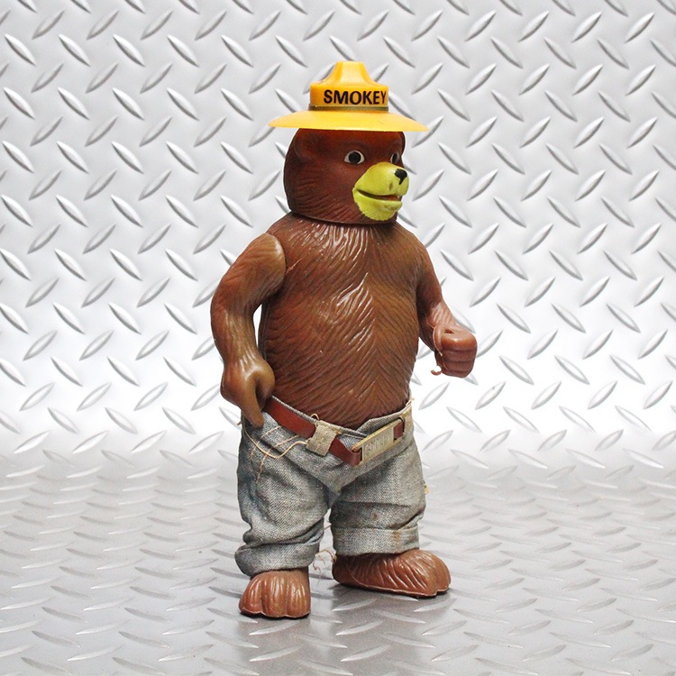ヴィンテージドール スモーキーベア SMOKIE BEAR ソフビドール 1970年製　