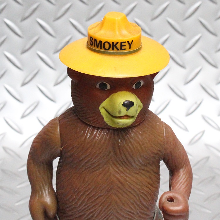 ヴィンテージドール スモーキーベア SMOKIE BEAR ソフビドール 1970年製　