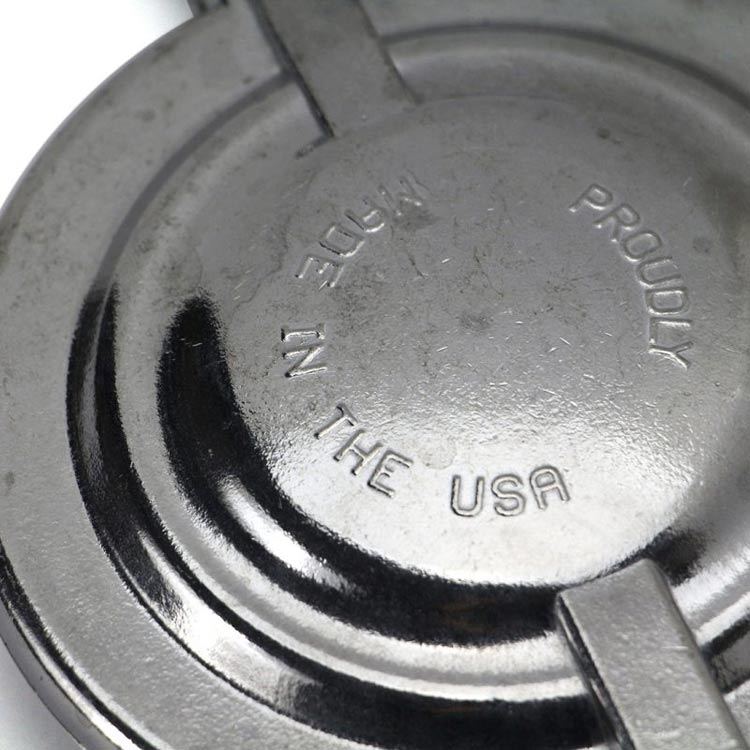 Toas-Tite トースタイト キャンパー パイ アイアン ホットサンドメーカー 直径12×奥行き4cm ハンドル40cm 全長55.5cm 490g 直火対応 丸形 ホットサンド キャンプ アウトドア