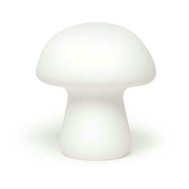 照明 マッシュルーム ライト M 直径8.5×高さ9.5cm 磁器 電池式 ライト