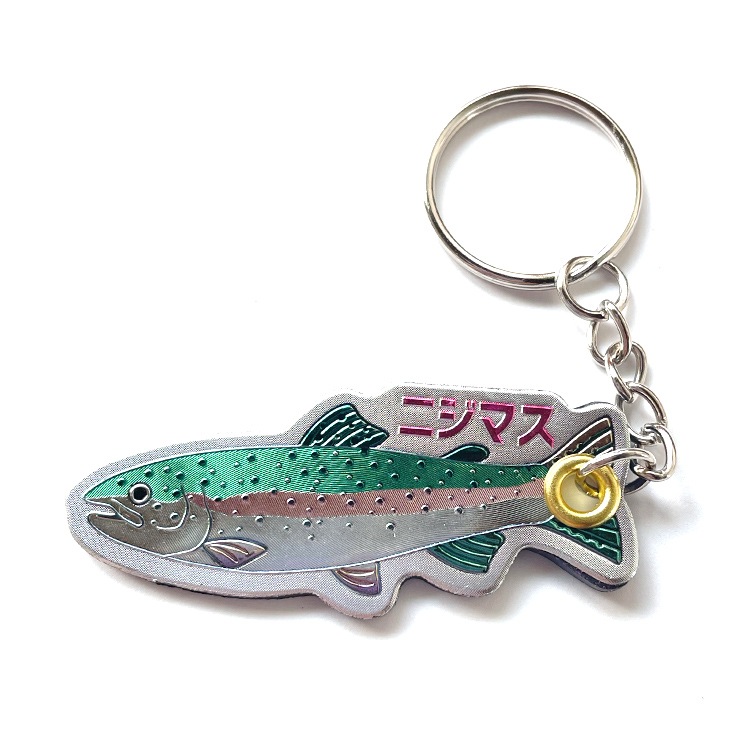 【メール便発送】キーホルダー MOUNTAIN STREAMFISH KEYHOLDER マウンテンストリームフィッシュキーホルダー  魚 川魚 磁石 マグネット インストゥルメンタルおしゃれなサカナ型のキーリング。