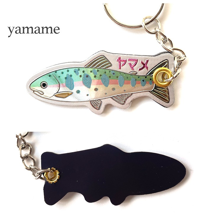 【メール便発送】キーホルダー MOUNTAIN STREAMFISH KEYHOLDER マウンテンストリームフィッシュキーホルダー  魚 川魚 磁石 マグネット インストゥルメンタルおしゃれなサカナ型のキーリング。