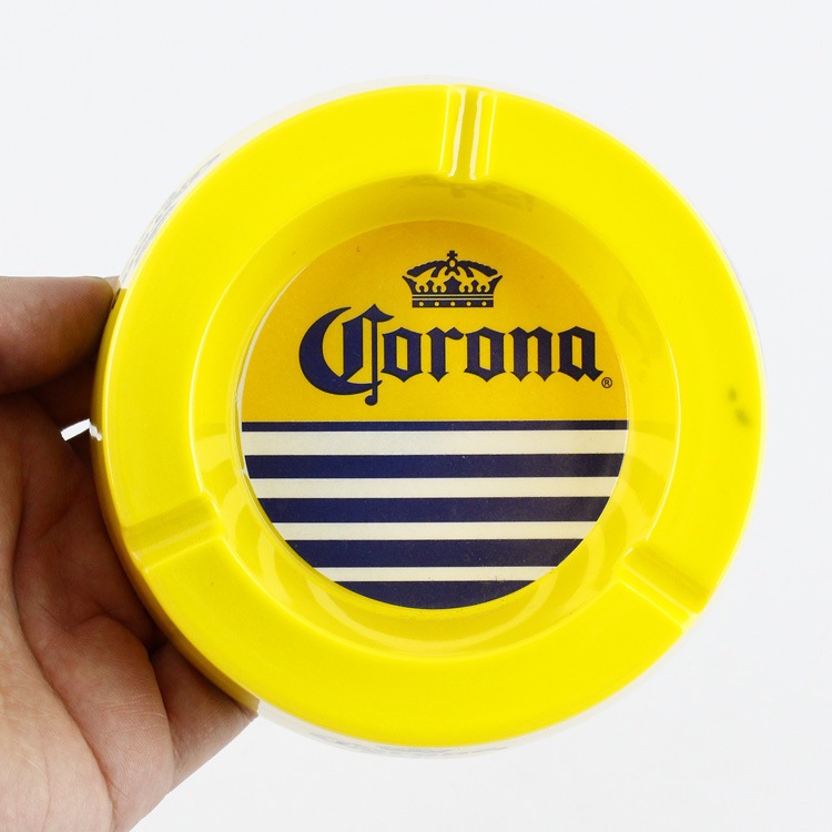 卓上灰皿 メラミン灰皿 コロナエクストラ CORONA EXTRA ノベルティ BAR 喫煙具 アメリカ雑貨 アメリカン雑貨　
