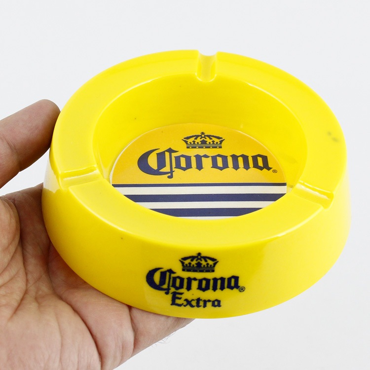 卓上灰皿 メラミン灰皿 コロナエクストラ CORONA EXTRA ノベルティ BAR 喫煙具 アメリカ雑貨 アメリカン雑貨　