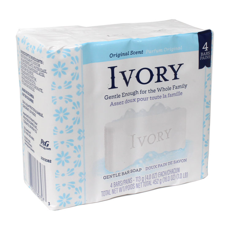 　化粧石鹸 アイボリー オリジナル 4個入り 113g×4個 固形石鹸 IVORY アメリカ製 Ｐ＆Ｇ