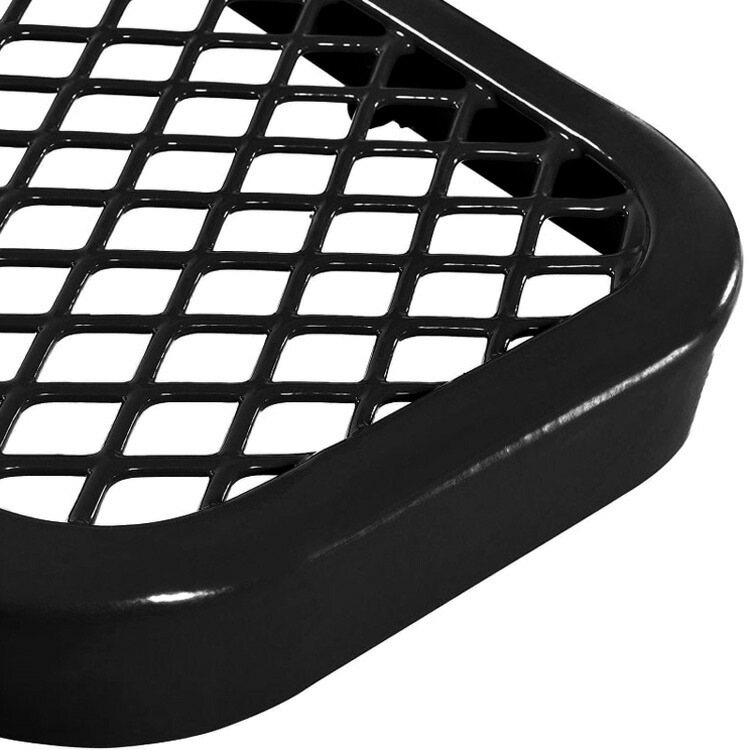 USパークベンチ ショート ブラック 高さ47×幅123×奥行き30cm スチール製 公園ベンチ イス チェア エクステリア インテリア アメリカン雑貨インテリアのアクセントになるステンレス製ショートベンチ。