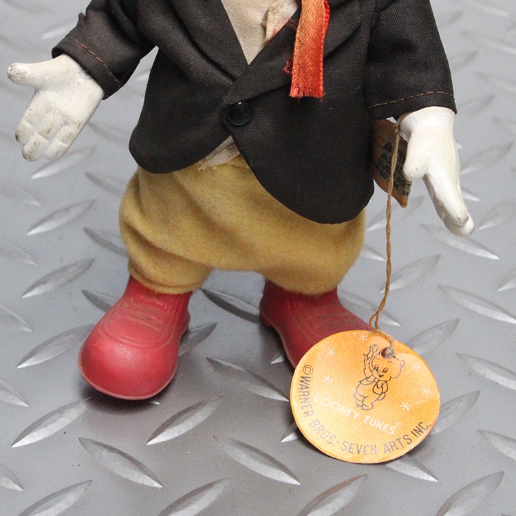 ヴィンテージドール エルマーファッド ELMER FUDD ソフビドール ルーニーチューンズ　
