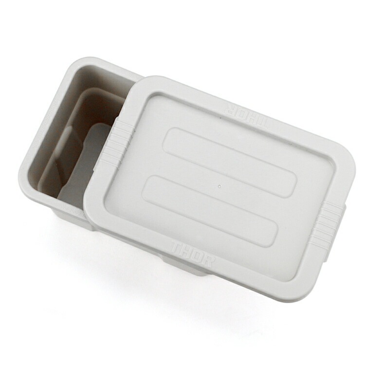 収納BOX THOR MINI TOTE DC ミニトート ライトグレー フタ付き スクエア 収納 コンテナ 小物入れ