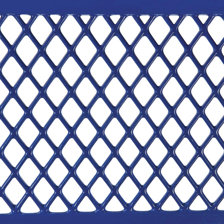 USパークベンチ ショート ブルー 高さ47×幅123×奥行き30cm スチール製 公園ベンチ イス チェア エクステリア インテリア アメリカン雑貨インテリアのアクセントになるステンレス製ショートベンチ。