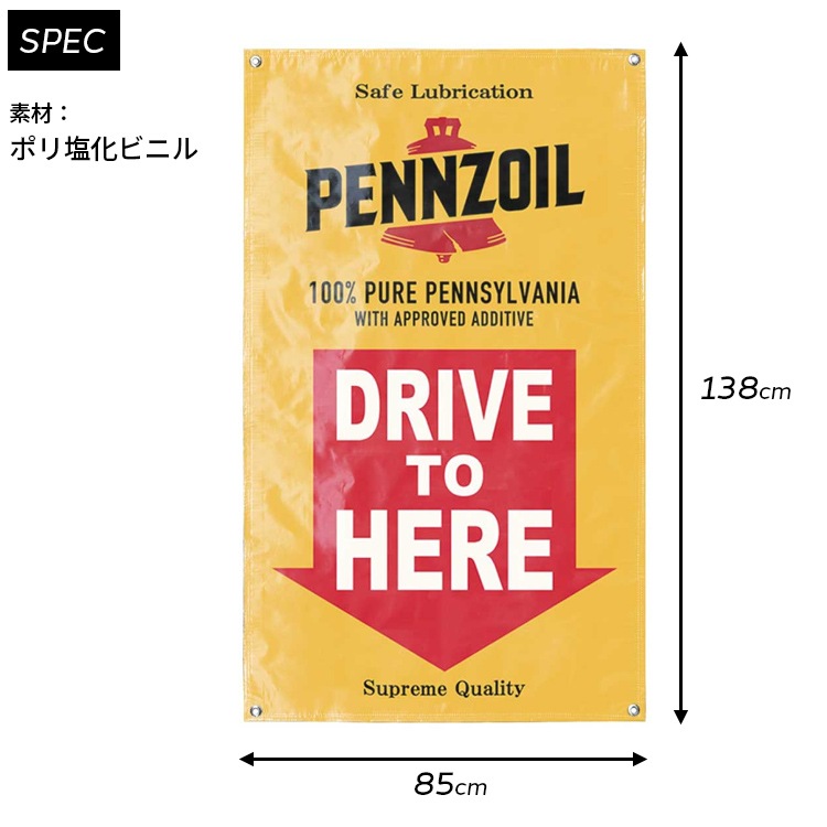 USAビンテージAPCO バナー タペストリー オイル旗ガレージアメリカ