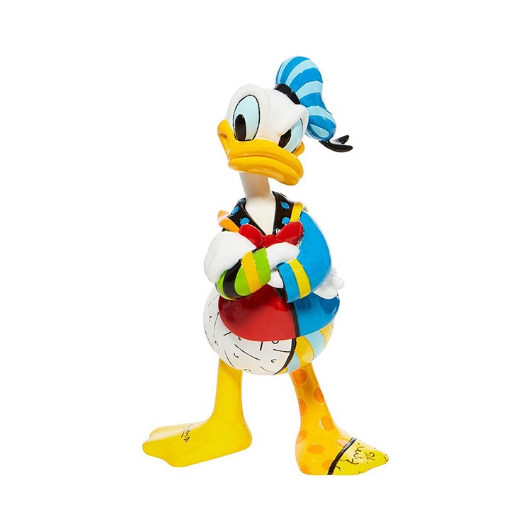 フィギュア ディズニー ドナルドダック スタンディング  約18cm アヒル 動物 enesco Disney by Britto ブリット レジン製【メーカー直送】【同梱不可】【あす楽不可】【代引き不可】