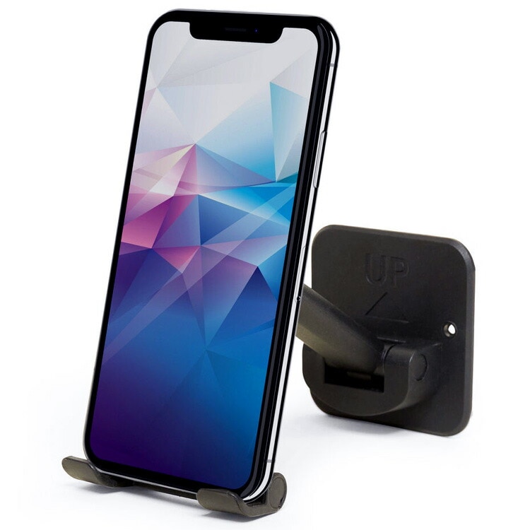 スマホスタンド KIKKERLAND EXTENDABLE WALL PHONE STAND エクステンダブル ウォールフォンスタンド 耐荷重1kg 壁面用 ウォールスタンド テープ接着 アメリカ雑貨 アメリカン雑貨