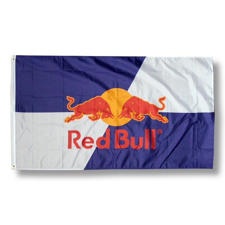 【メール便発送】アメリカンフラッグ Red Bull （レッドブル ） エナジードリンク バーグッズ 旗 インテリア アメリカ雑貨 アメリカン雑貨大きな旗でアメリカンガレージ＆ＢＡＲ風インテリアに！！