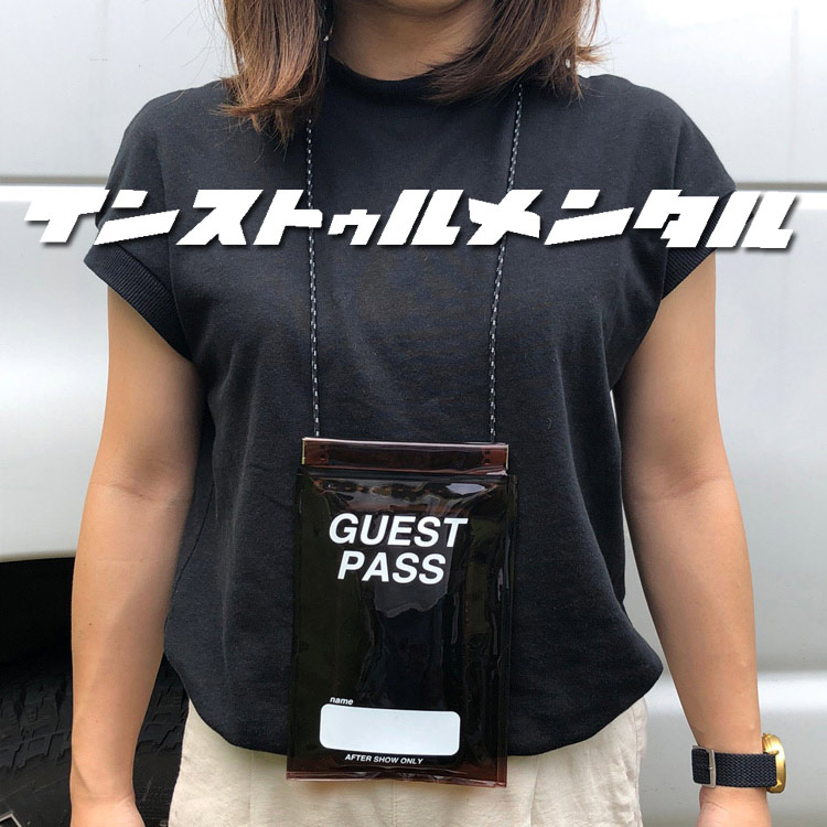 【メール便発送】PASS HOLDER パスホルダー ブラウン インストゥルメンタル スマホケース 首掛け アメリカン雑貨