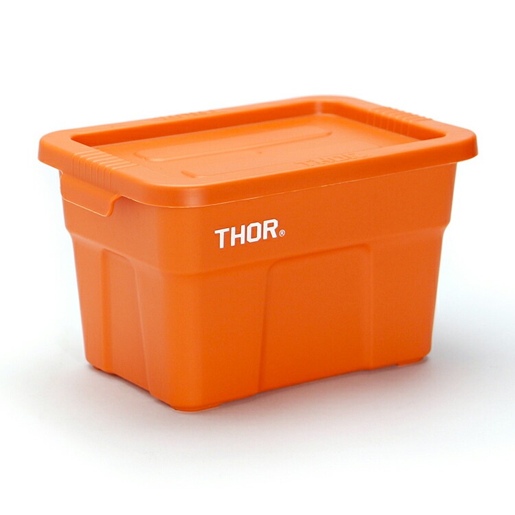 収納BOX THOR MINI TOTE DC ミニトート オレンジ フタ付き スクエア