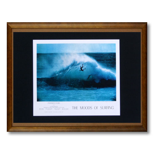 サーフムービーポスター L-50 「THE MOODS OF SURFING」 サイズ：21.5×24.5cm アメリカ雑貨 アメリカン雑貨