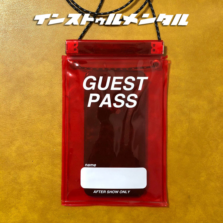 【メール便発送】PASS HOLDER パスホルダー レッド インストゥルメンタル スマホケース 首掛け アメリカン雑貨