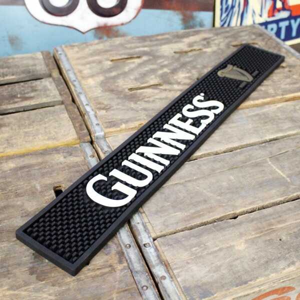カウンターバーの必需品。アメリカン度UP！！バーマット GUINNESS ギネス ビール バーカウンター インテリア アメリカ雑貨 アメリカン雑貨