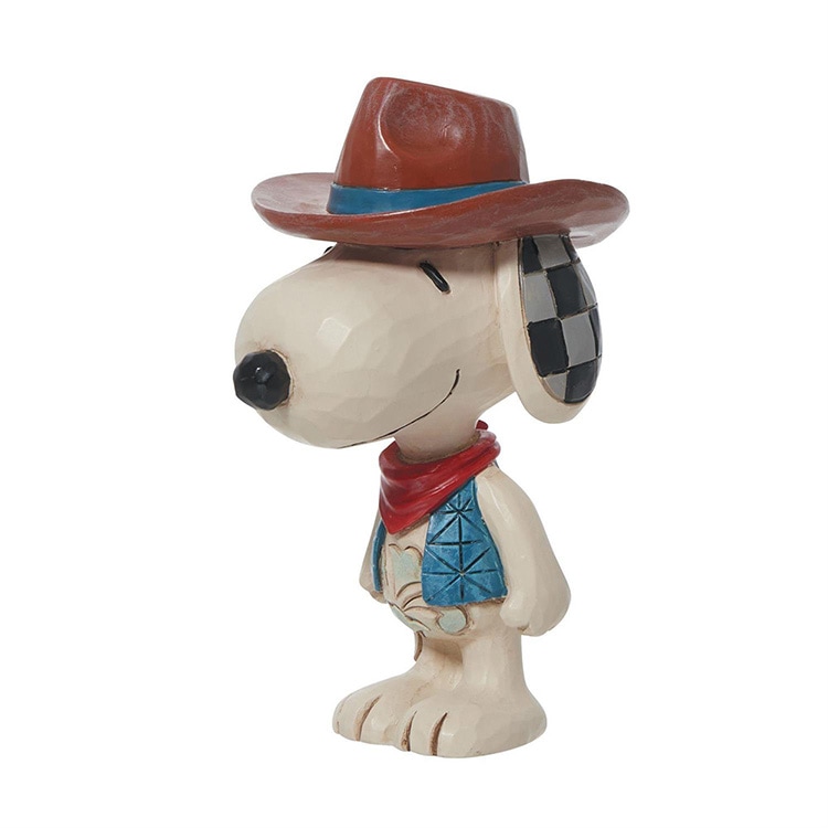 置物 フィギュア SNOOPY スヌーピー カウボーイ ミニ 高さ9cm スヌーピー インテリア小物  enesco Peanuts JIM SHORE【メーカー直送】【同梱不可】【あす楽不可】【代引き不可】