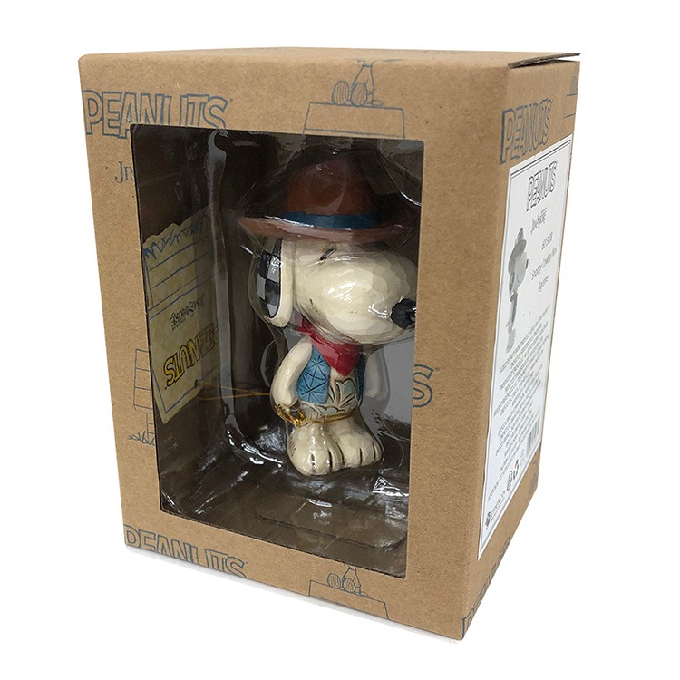 置物 フィギュア SNOOPY スヌーピー カウボーイ ミニ 高さ9cm スヌーピー インテリア小物  enesco Peanuts JIM SHORE【メーカー直送】【同梱不可】【あす楽不可】【代引き不可】