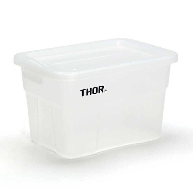 収納BOX THOR MINI TOTE DC ミニトート クリア フタ付き スクエア 収納 コンテナ 小物入れ