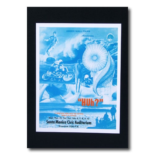 サーフムービーポスター L-51 「'Huh?'」 サイズ：27.5×21.5cm アメリカ雑貨 アメリカン雑貨