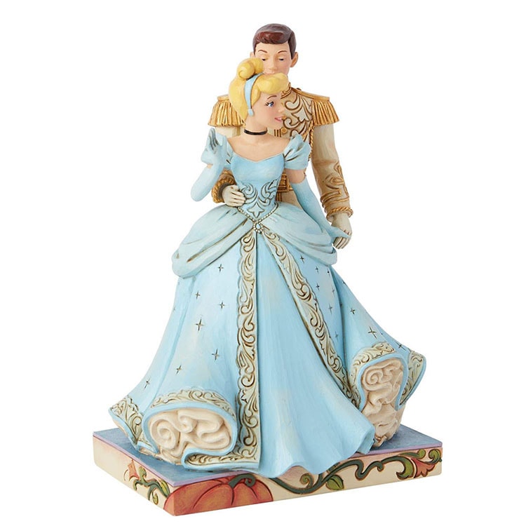フィギュア シンデレラ &チャーミング王子 約19.5cm シンデレラ プリンセス ダンス enesco Disney Traditions レジン製【メーカー直送】【同梱不可】【あす楽不可】【代引き不可】