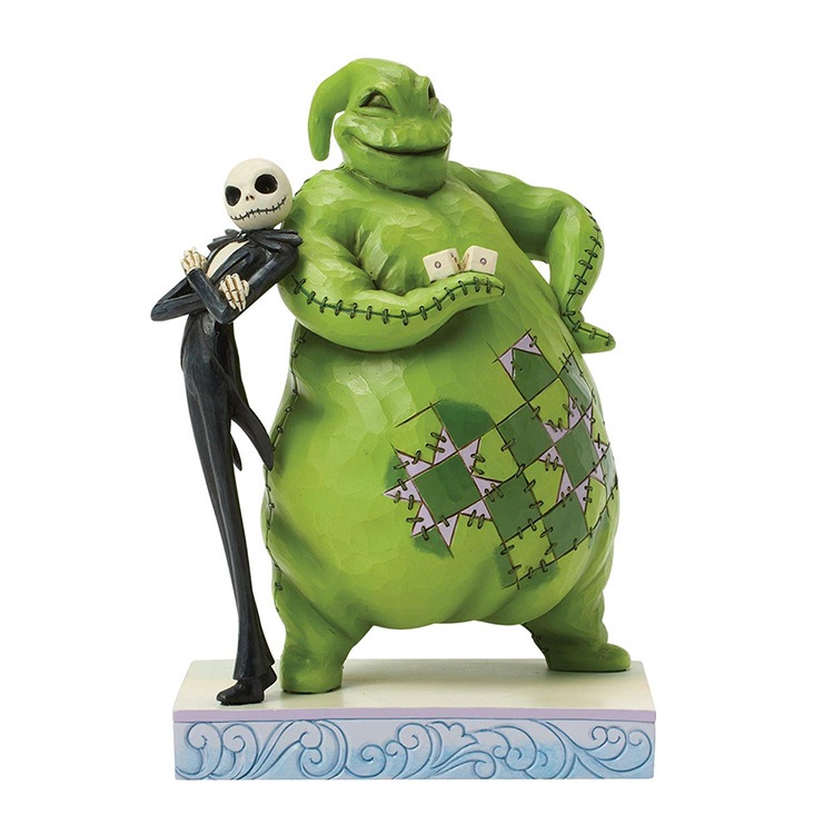 フィギュア ジャック＆ウギー・ブギー バックトゥバック 約22.2cm ナイトメアビフォアクリスマス enesco Disney Traditions レジン製【メーカー直送】【同梱不可】【あす楽不可】【代引き不可】