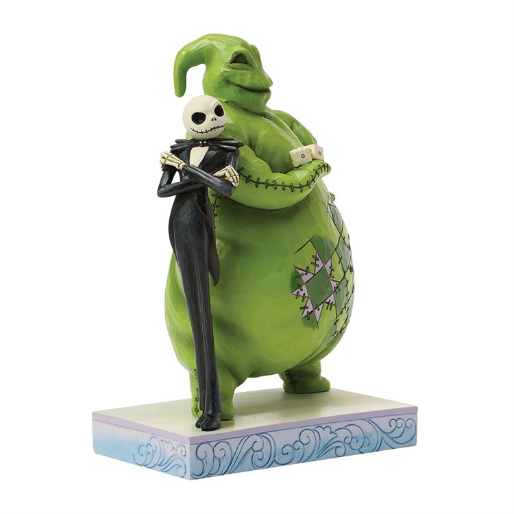 フィギュア ジャック＆ウギー・ブギー バックトゥバック 約22.2cm ナイトメアビフォアクリスマス enesco Disney Traditions レジン製【メーカー直送】【同梱不可】【あす楽不可】【代引き不可】