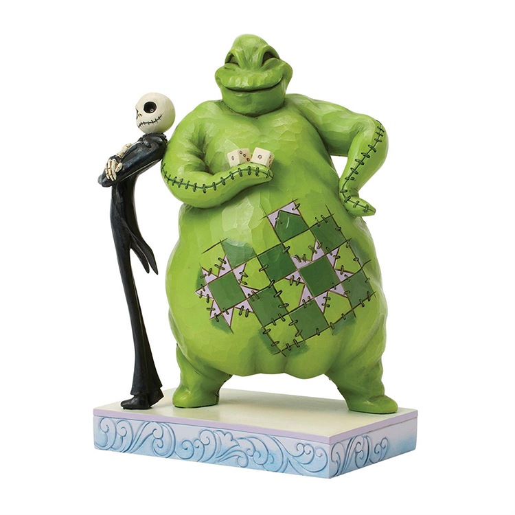 フィギュア ジャック＆ウギー・ブギー バックトゥバック 約22.2cm ナイトメアビフォアクリスマス enesco Disney Traditions レジン製【メーカー直送】【同梱不可】【あす楽不可】【代引き不可】