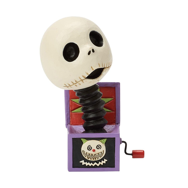 フィギュア ジャック イン ザ ボックス ミニ 約10.2cm ナイトメアビフォアクリスマス びっくり箱 enesco Disney Traditions レジン製【メーカー直送】【同梱不可】【あす楽不可】【代引き不可】