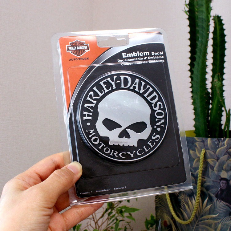 Harley-Davidson スカルエンブレム 約3インチ Amazon.co.jp: ハーレーダビッドソン 3インチ 刺繍入り ダーク