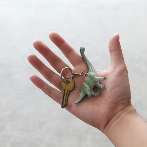 タグ付き未使用品　SAINT LAURENT 恐竜キーホルダー　ダイナソー Saint Laurent（サンローラン）の「17SS サンローラン Dinosaur
