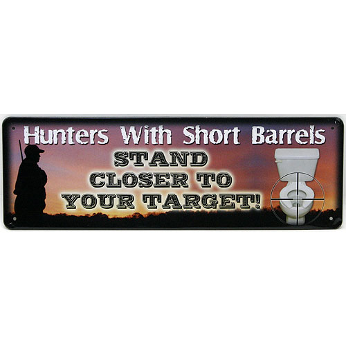 【メール便発送】ティンプレート（S) STAND CLOSER TO YOURTARGET 縦9×横27cm ブリキ看板 インテリア アメリカ雑貨