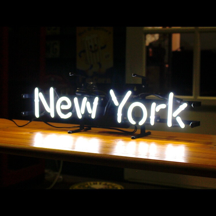アメリカンネオンサイン New York ニューヨーク 文字デザイン 縦17×横