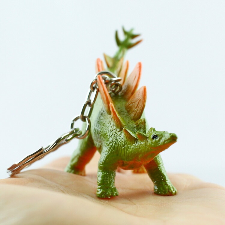 アニマルキーリング ステゴサウルス W8×D3×H5cm  PVC 動物 恐竜 ダイナソー キーホルダー リアル Science and Nature / AUSTRALIA