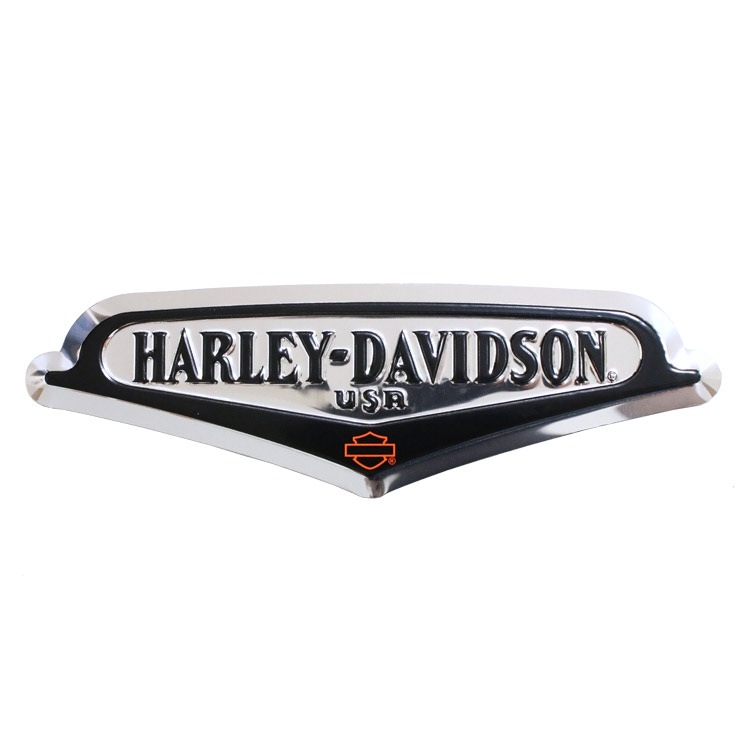【メール便発送】ステッカー ハーレーダビッドソン アルミニウムデカール HARLEY-DAVIDSON エンボス CG41718 アルミニウム製