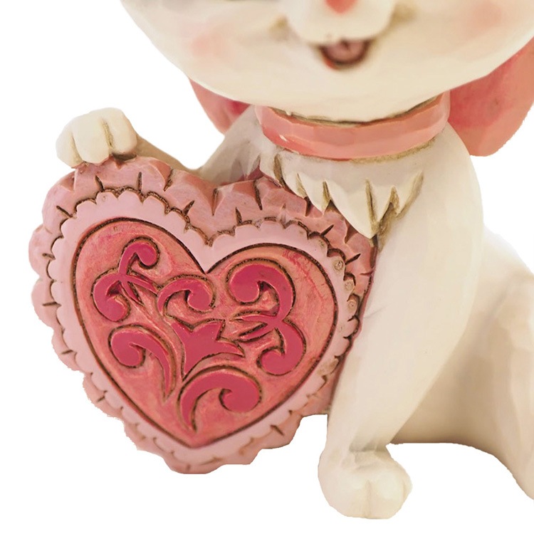 フィギュア マリー ホールディングハート 約18.8cm マリーちゃん 猫 ネコ enesco Disney Traditions レジン製【メーカー直送】【同梱不可】【あす楽不可】【代引き不可】