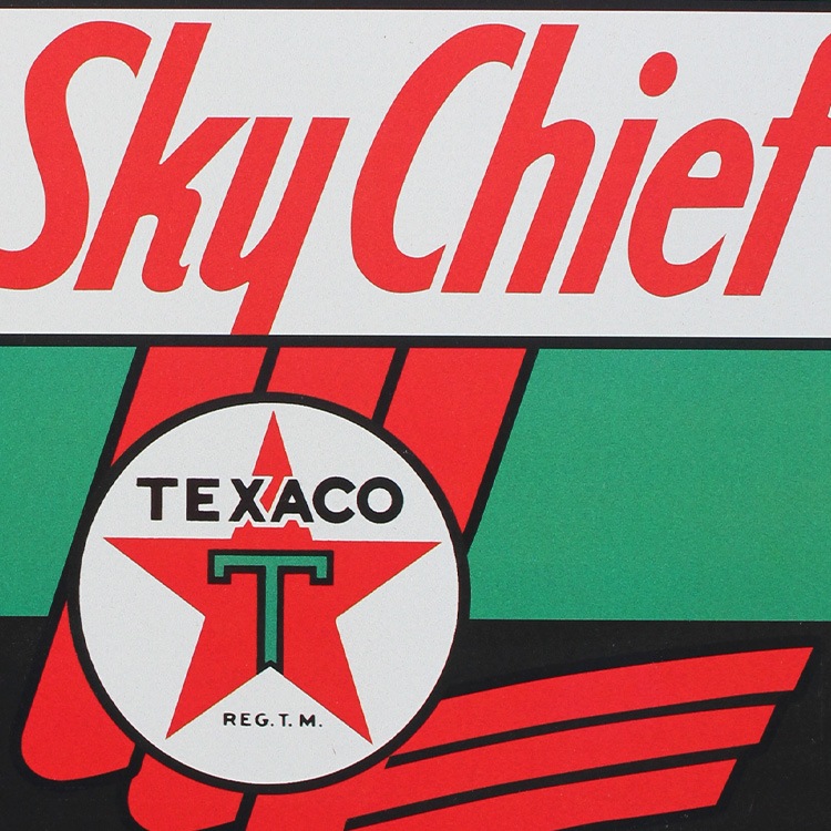テキサコ TEXACO ブリキ看板 アメリカン雑貨 サインプレート 看板