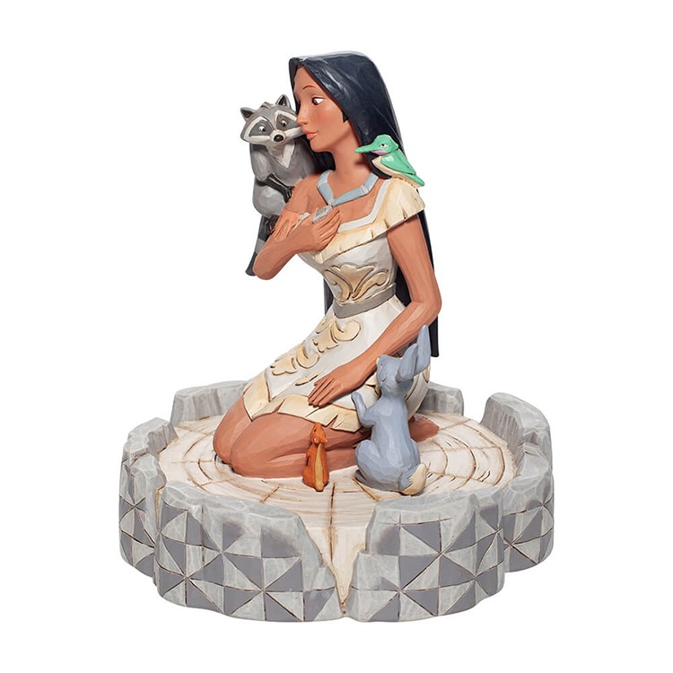 フィギュア ディズニー ポカホンタス ホワイトウッドランド 17cm enesco Disney Traditions レジン製 記念日【メーカー直送】【同梱不可】【あす楽不可】【代引き不可】